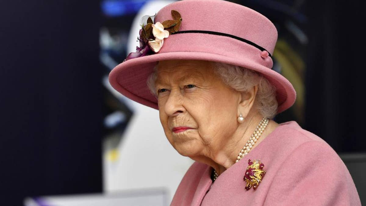 Queen Elizabeth II poses for a portrait