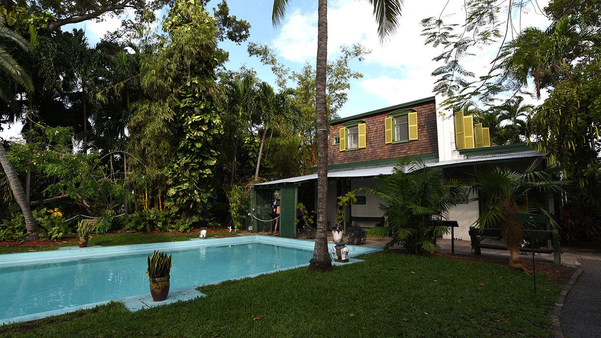 The pool at Ernest Hemingway's Key West house