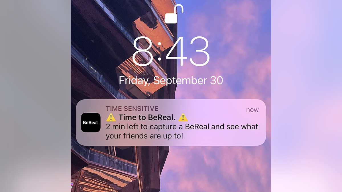 bereal notification