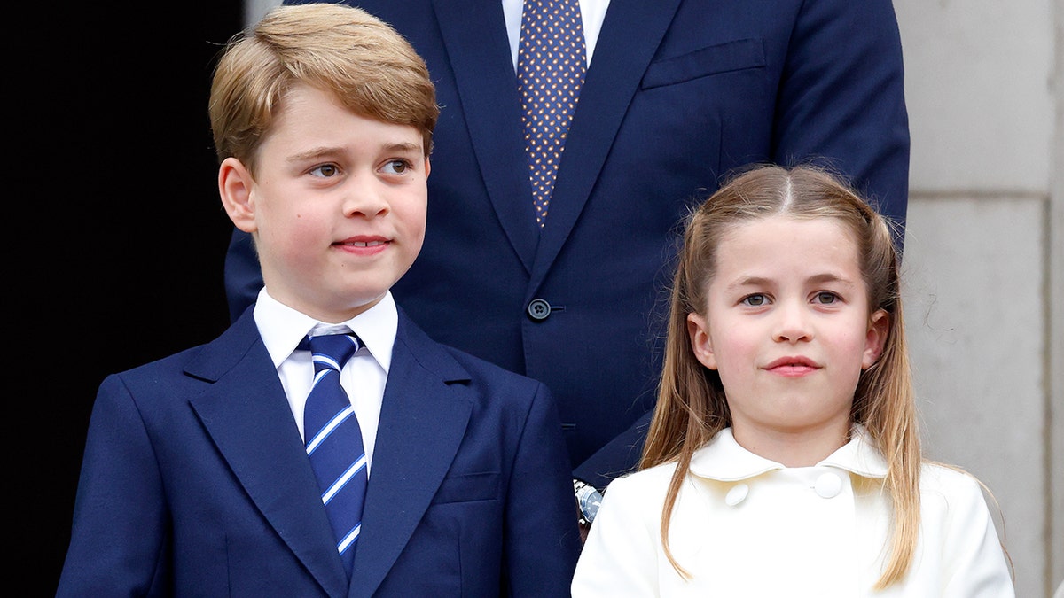 Prince George and Princess Charlotte at Platinum Jubilee