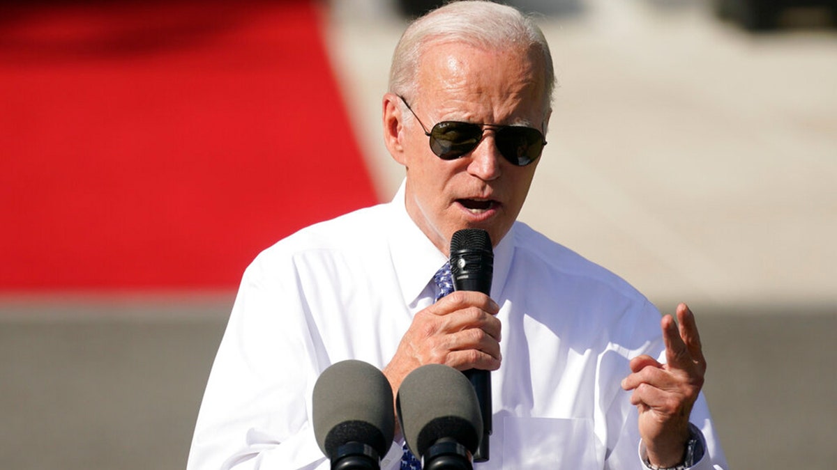 Joe Biden on White House Lawn