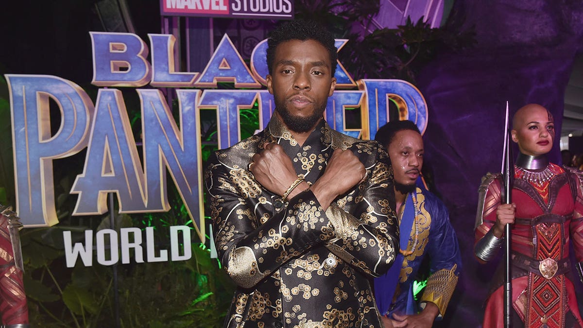 Chadwick Boseman "Black Panther" premiere