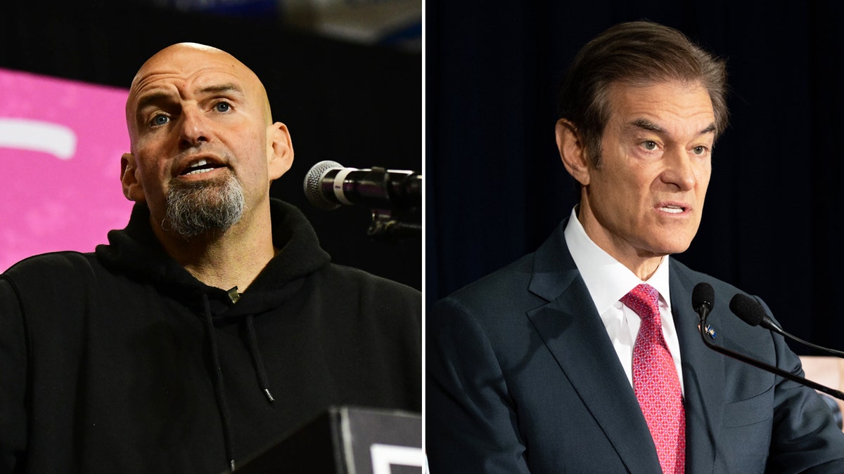 PA Senate candidates John Fetterman and Dr. Mehmet Oz