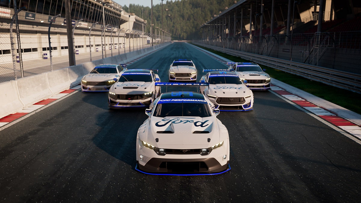 There are 6 Ford Mustang race cars coming in 2024