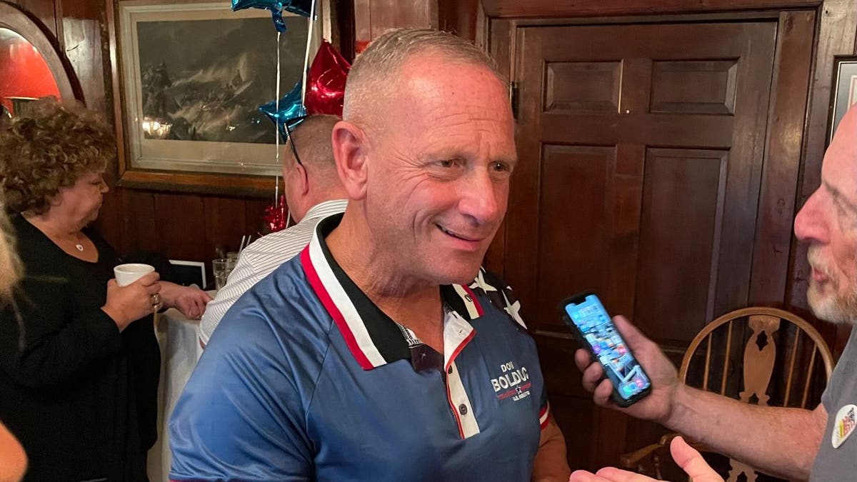 Don Bolduc at New Hampshire primary night event