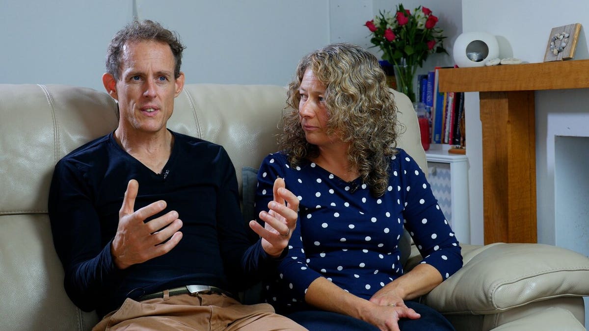 U.K. parents Nigel and Sally Rowe.