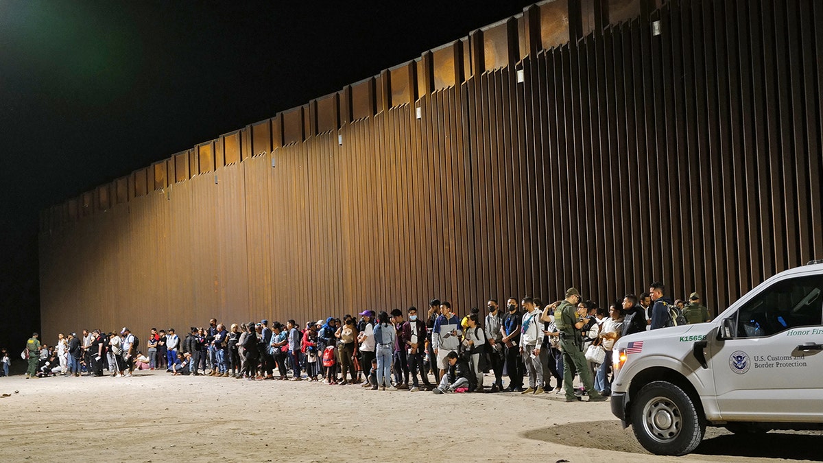 Migrants at border