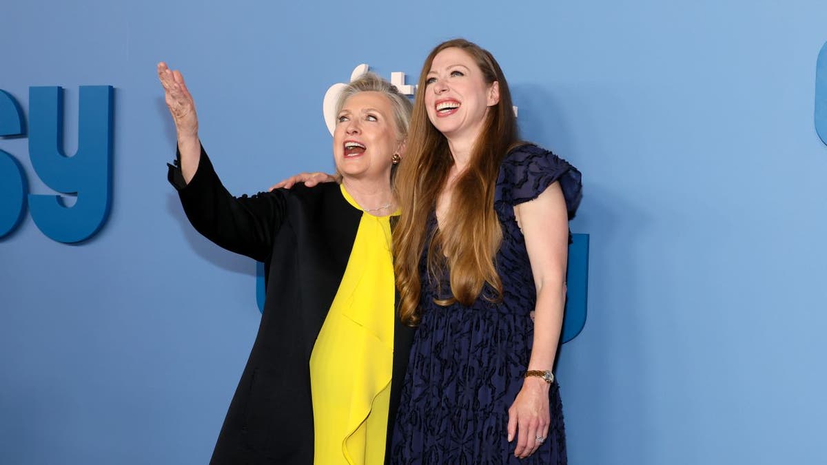Hillary and Chelsea Clinton at event promoting "Gutsy"