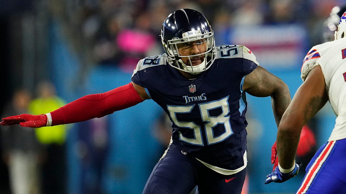 Harold Landry: Tennessee Titans linebacker in photos