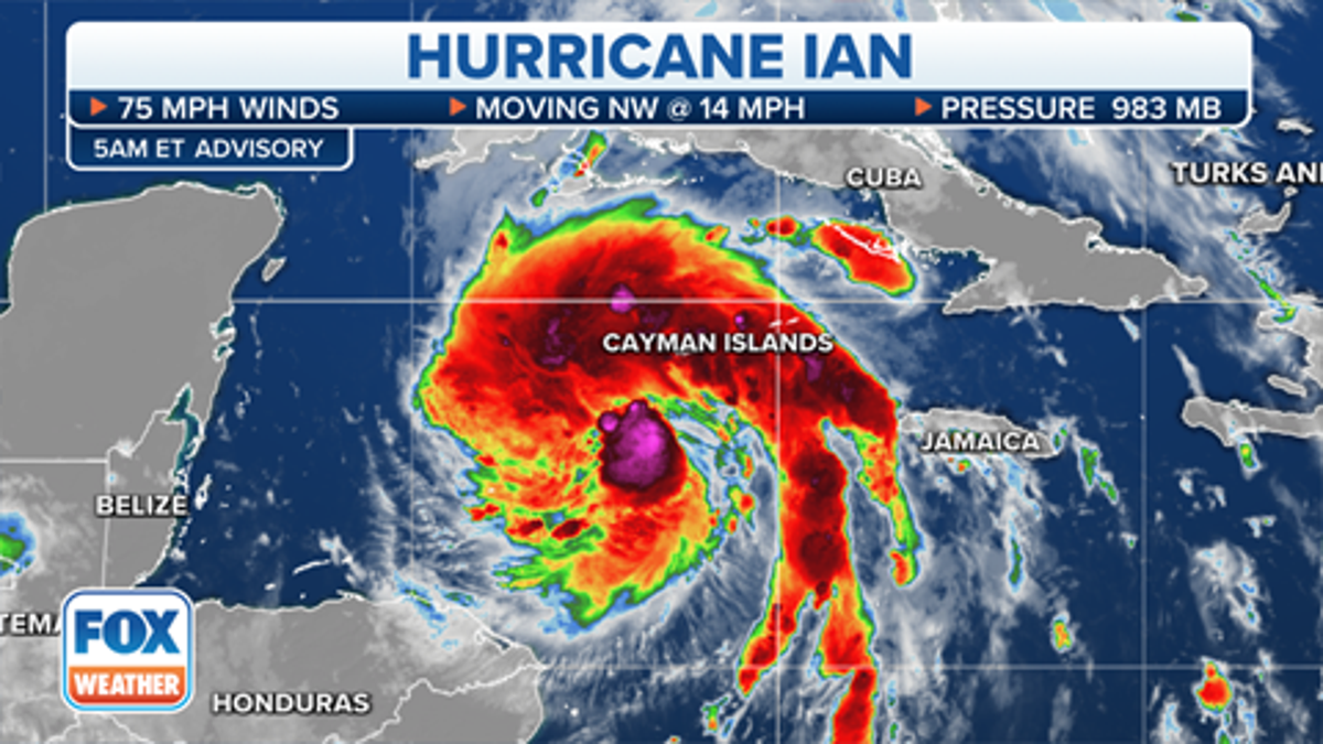 Hurricane Ian is currently approaching Cuba