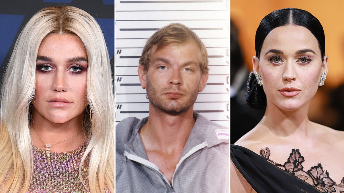Kesha split Jeffrey Dahmer mug shot split Katy Perry