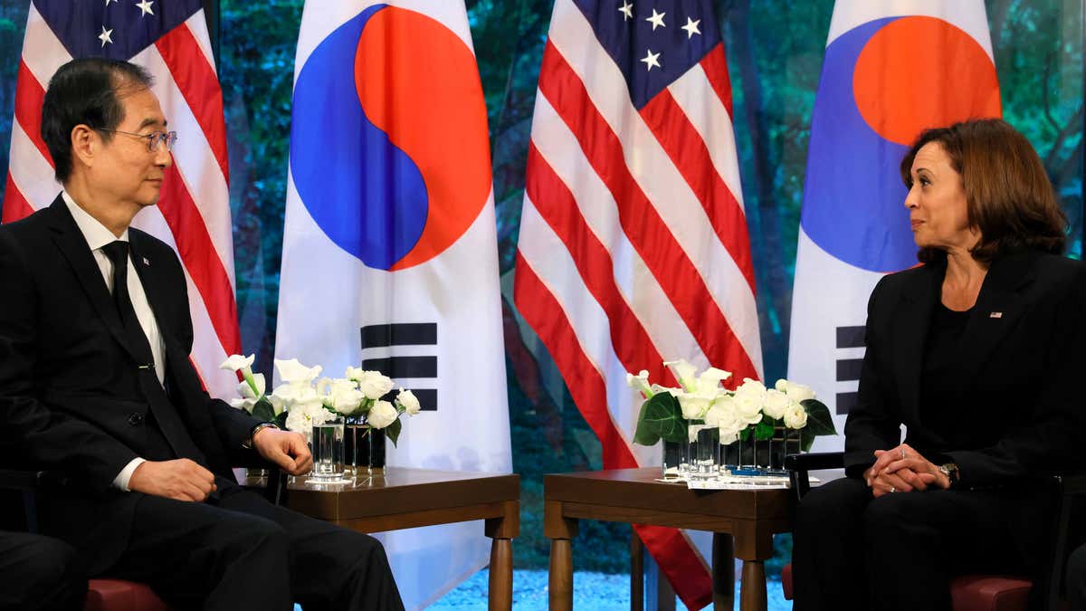 Kama Harris meets South Korean Prime Minister