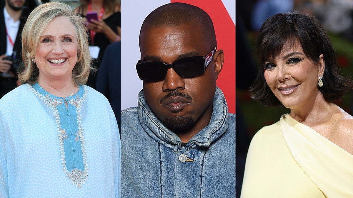Hilary Clinton, Kanye West, Kris Jenner