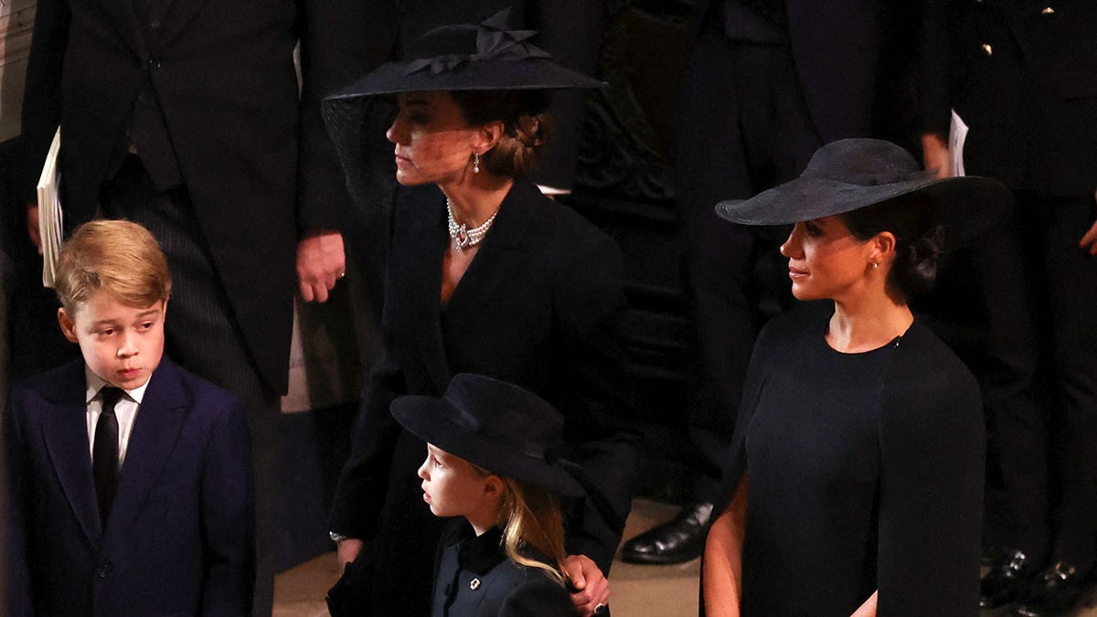 Prince George, Kate Middleton, Princess Charlotte, Meghan Markle