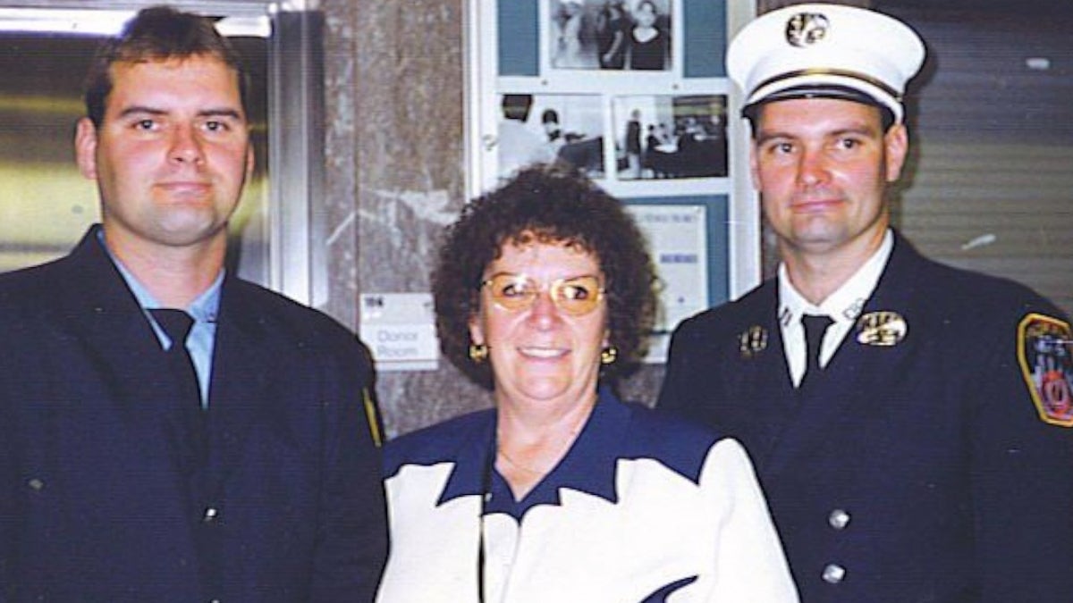 Tommy and Ken Haskell with their mom