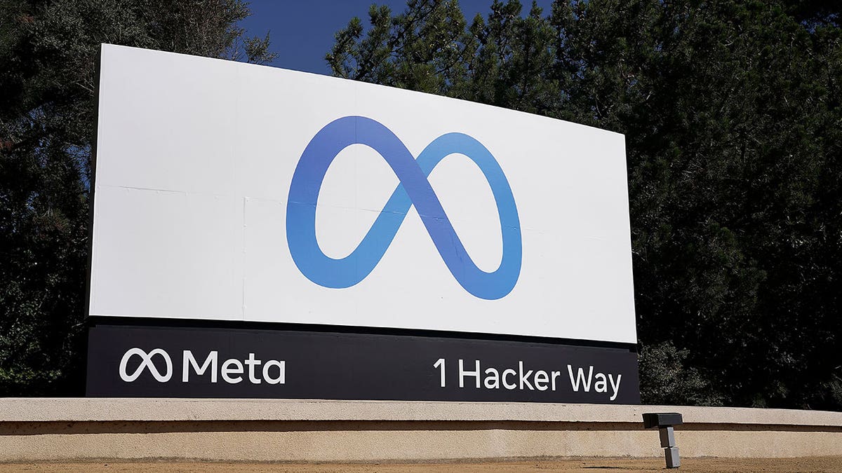 Meta headquarters sign