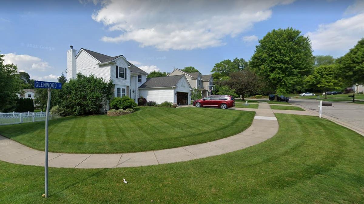 A home in Walled Lake, Michigan, where a shooting took place.