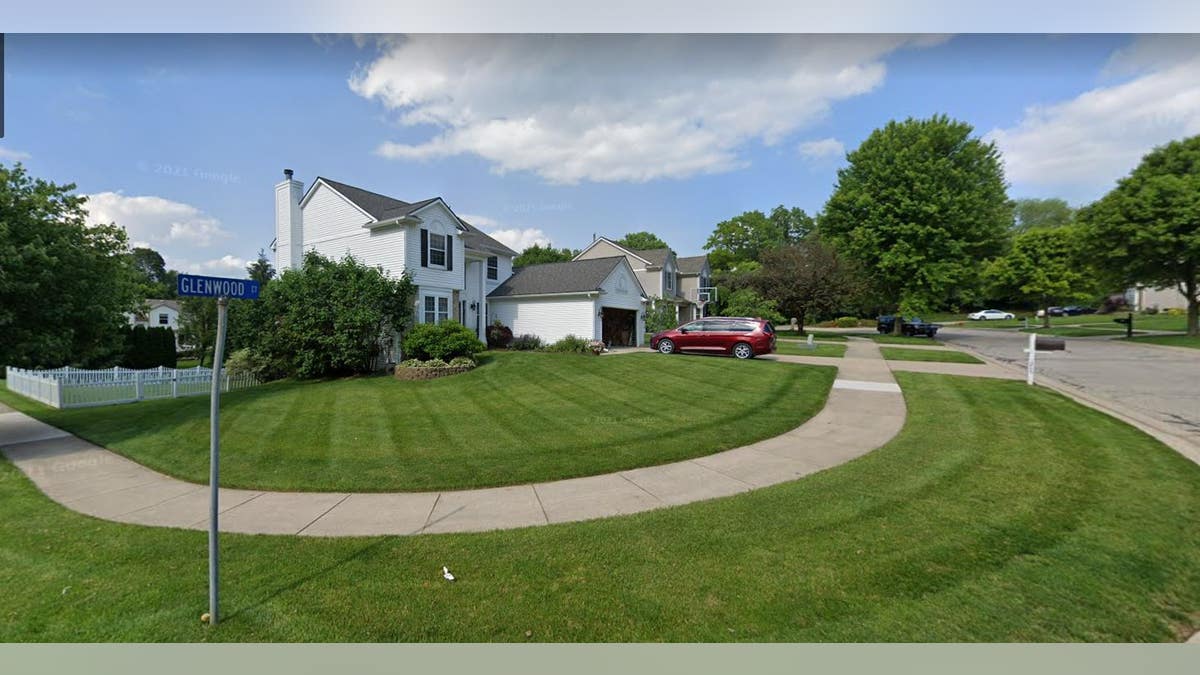 A home in Walled Lake, Michigan, where a shooting took place.