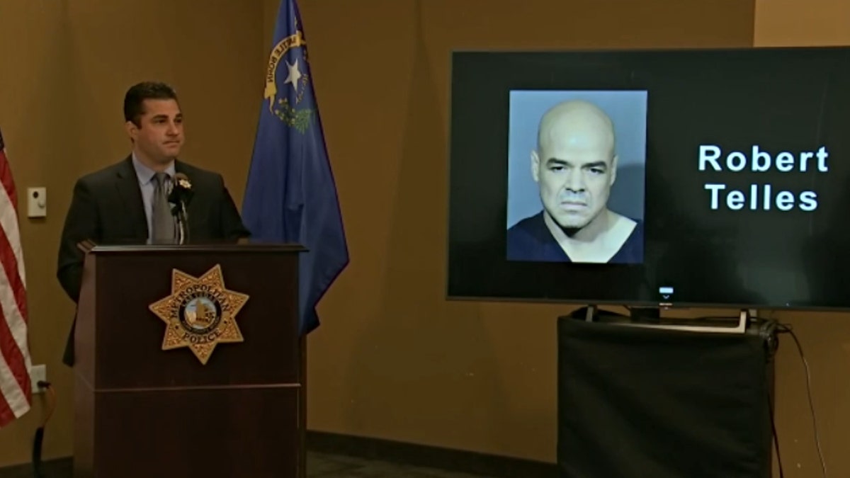 LVMPD Det. Dori Koren and Robert Telles mugshot