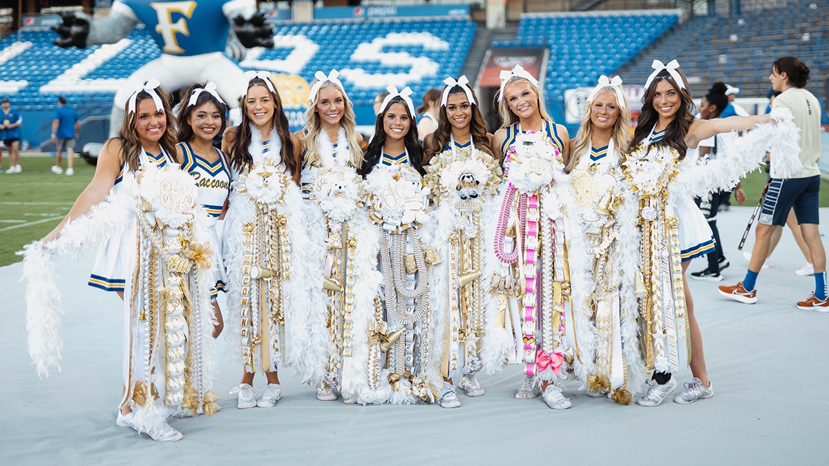 For High School Homecoming Mum S The Word Southern Tradition Takes   Mum Group Photo 