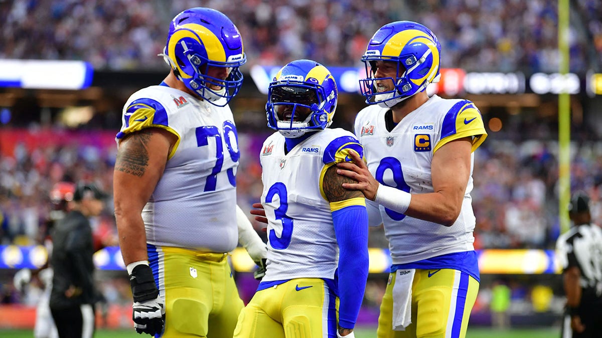 Rams celebrate Odell touchdown