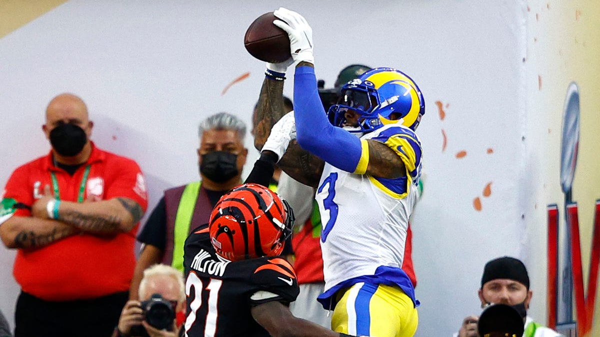 Odell Beckham touchdown in super bowl