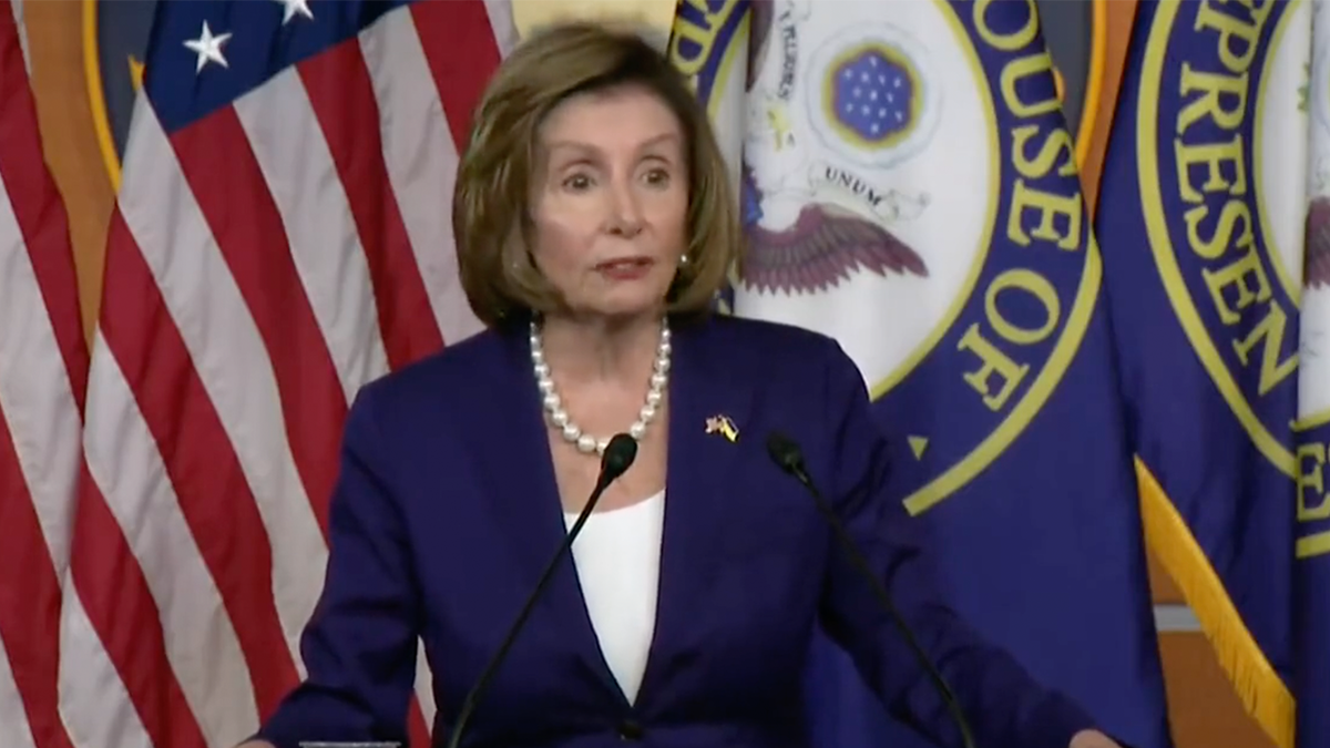 Pelosi speaking on Friday