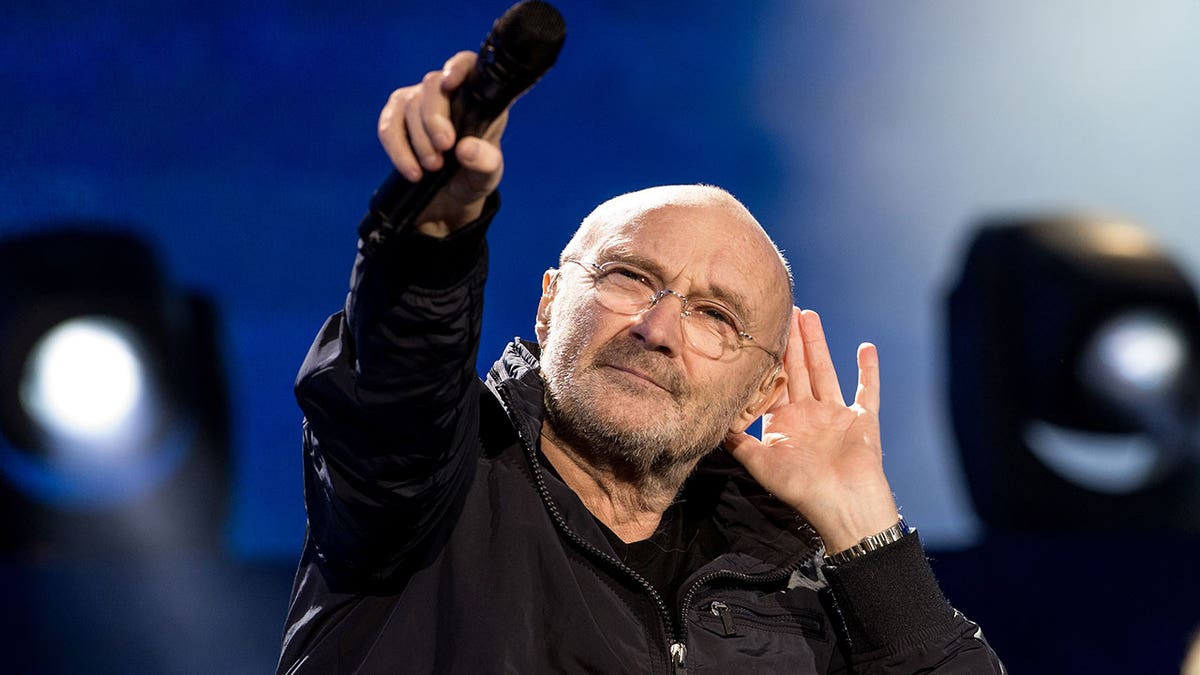 Phil Collins performing