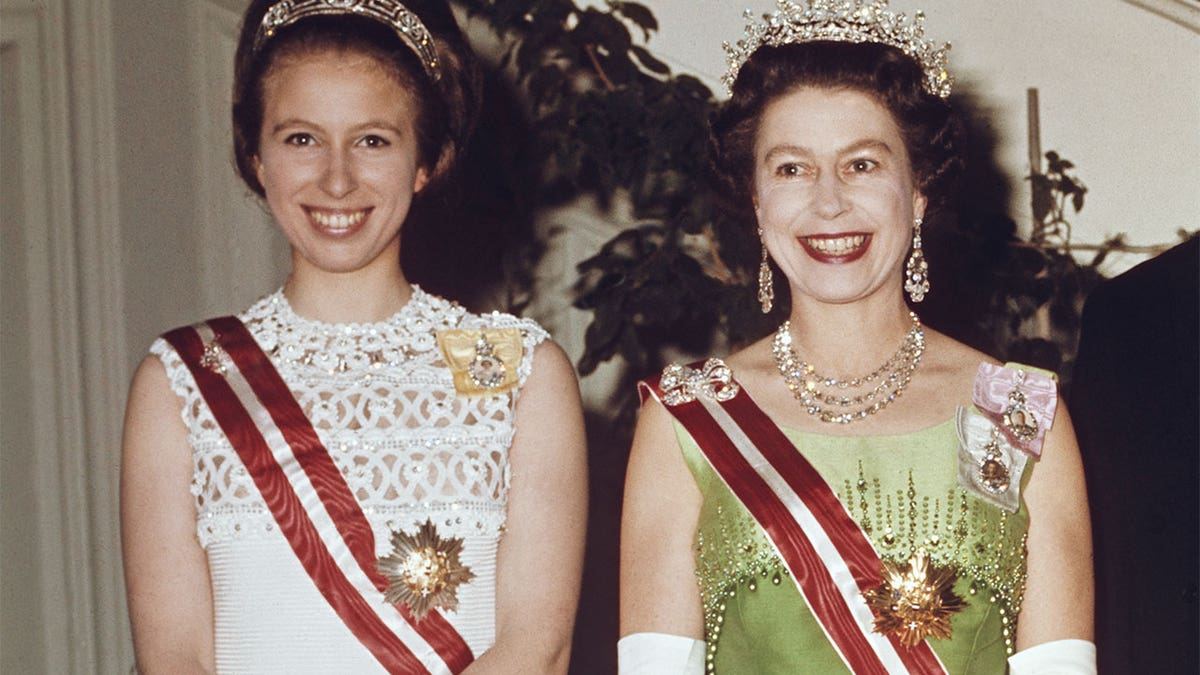 Princess Anne and mother Queen Elizabeth II