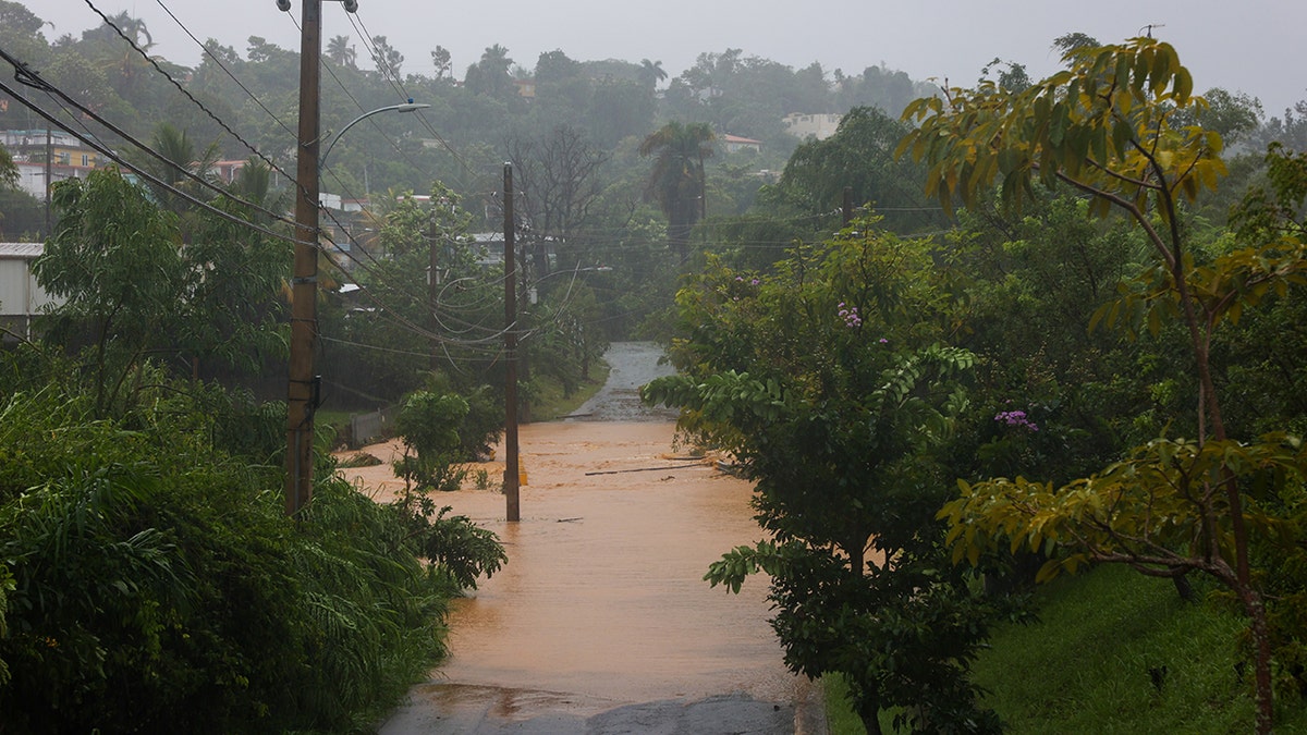 roadway flooded