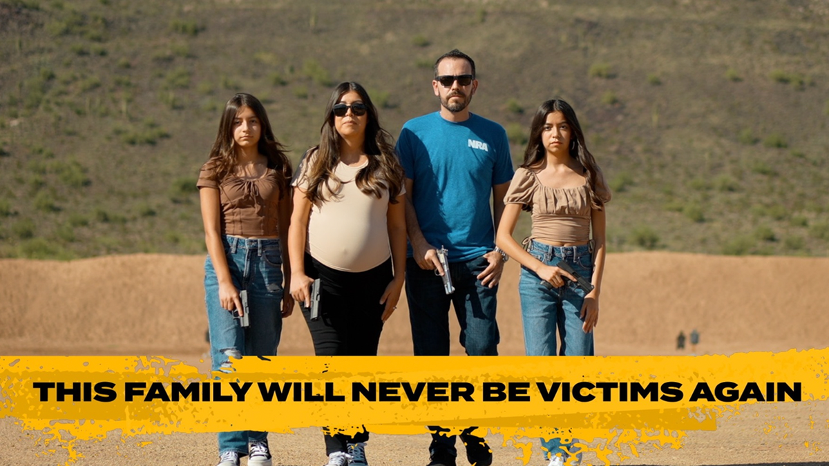 Mendez family seen lined up in NRA video while holding handguns