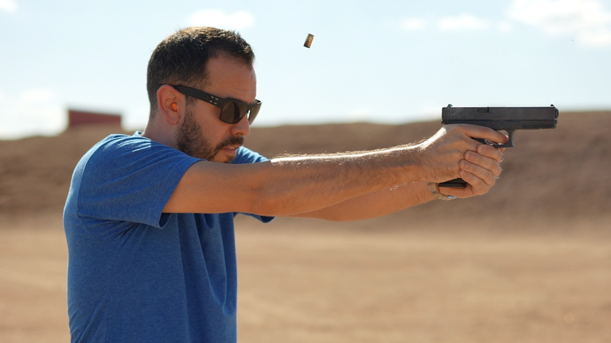 Arizona man Raul Mendez seen in NRA video firing handgun