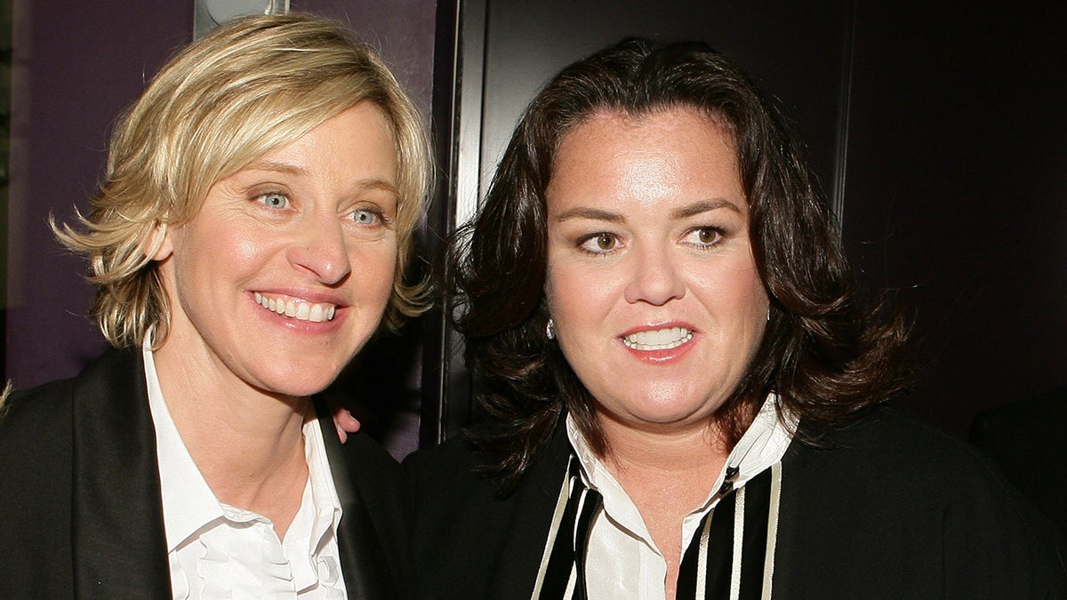 Ellen DeGeneres and Rosie O'Donnell