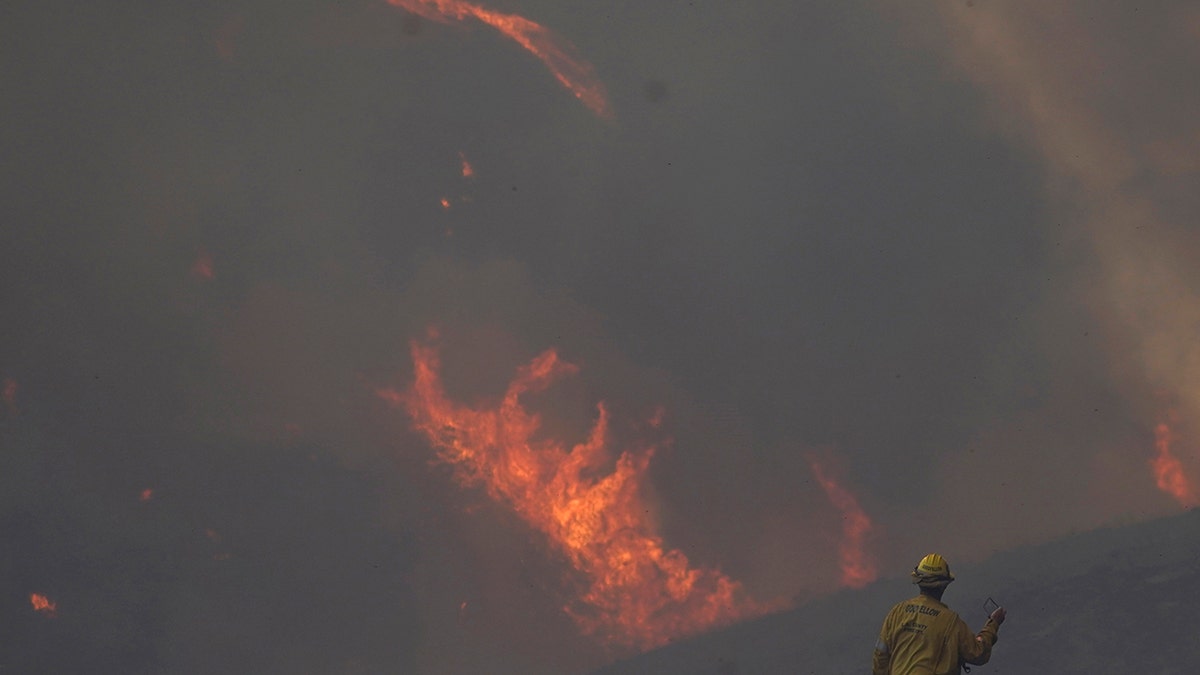 Route Fire burning in California