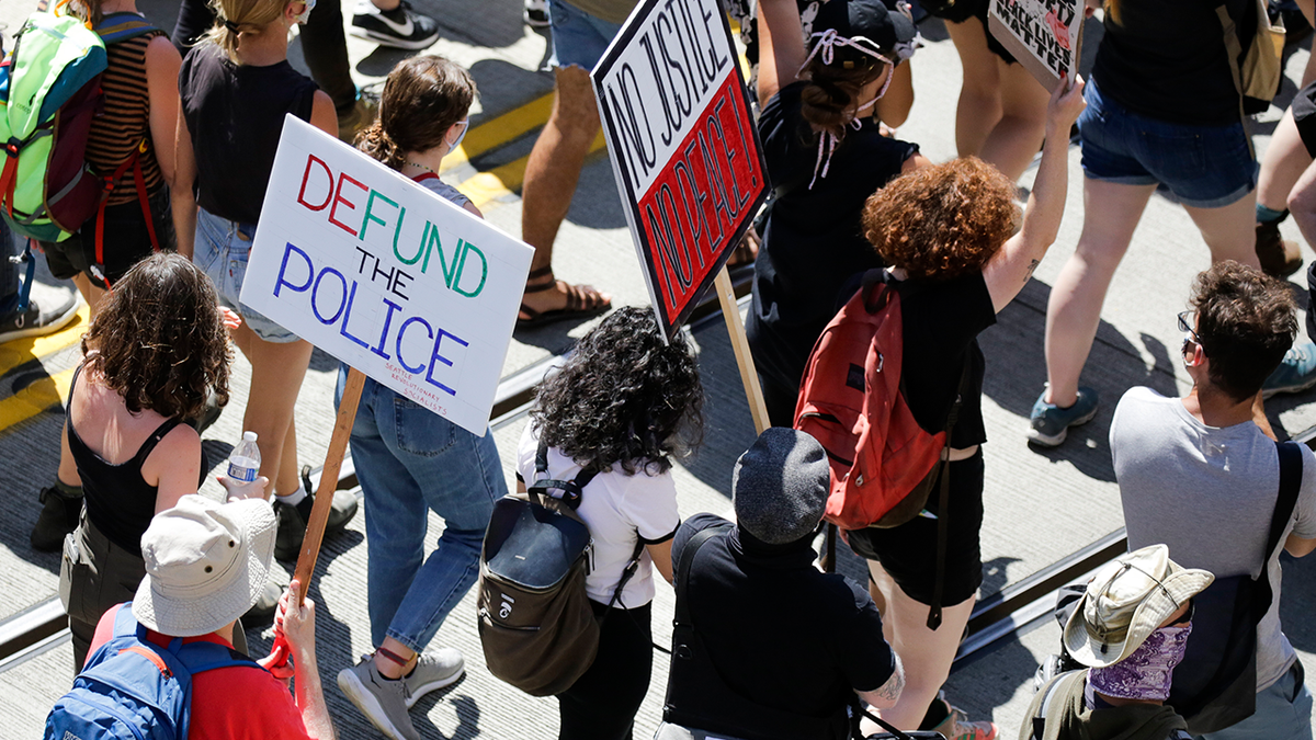 defund the police march seattle