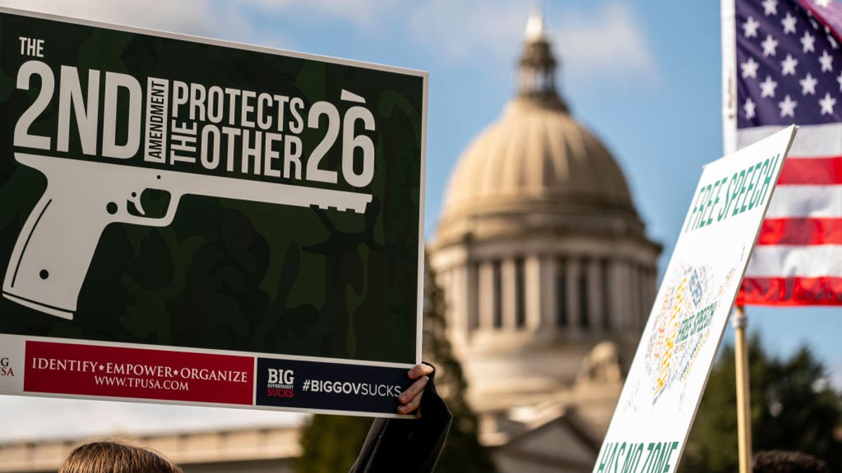 Second Amendment rally Olympia, Washington