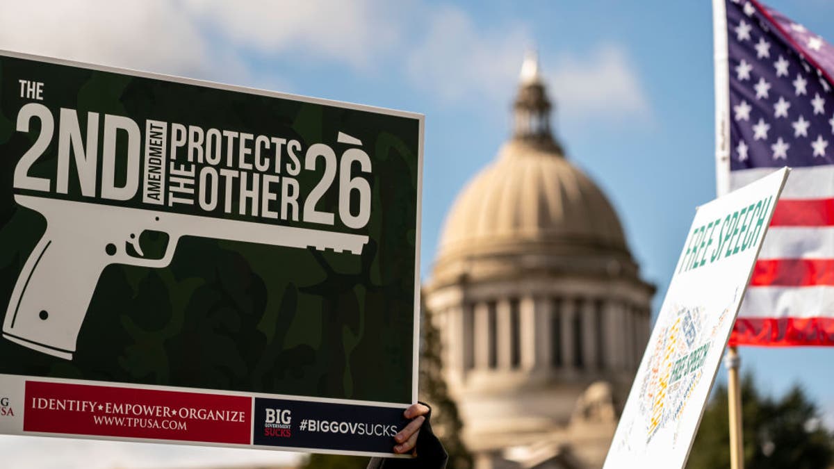 Second Amendment rally Olympia, Washington