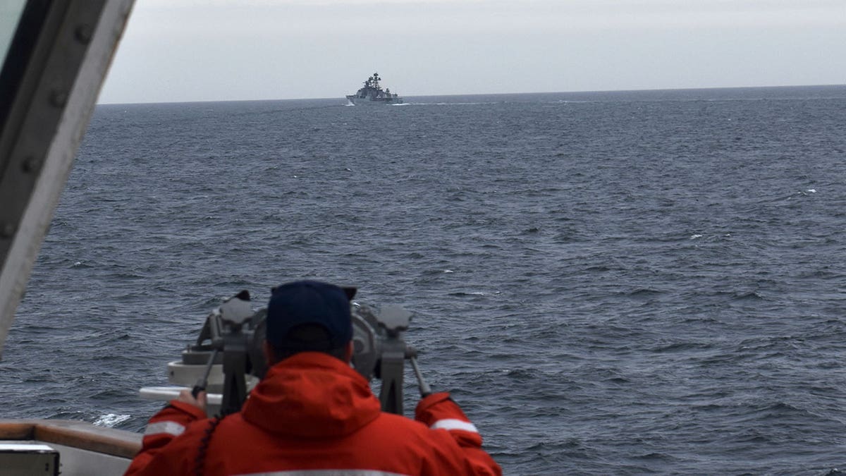 Foreign naval ships near Alaska