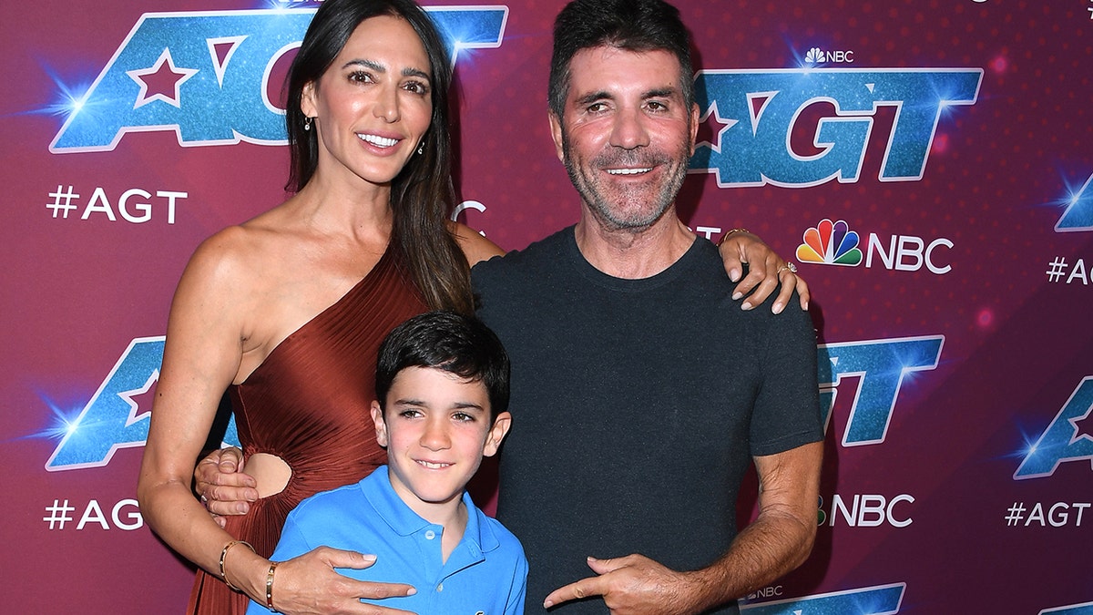 Simon Cowell family red carpet