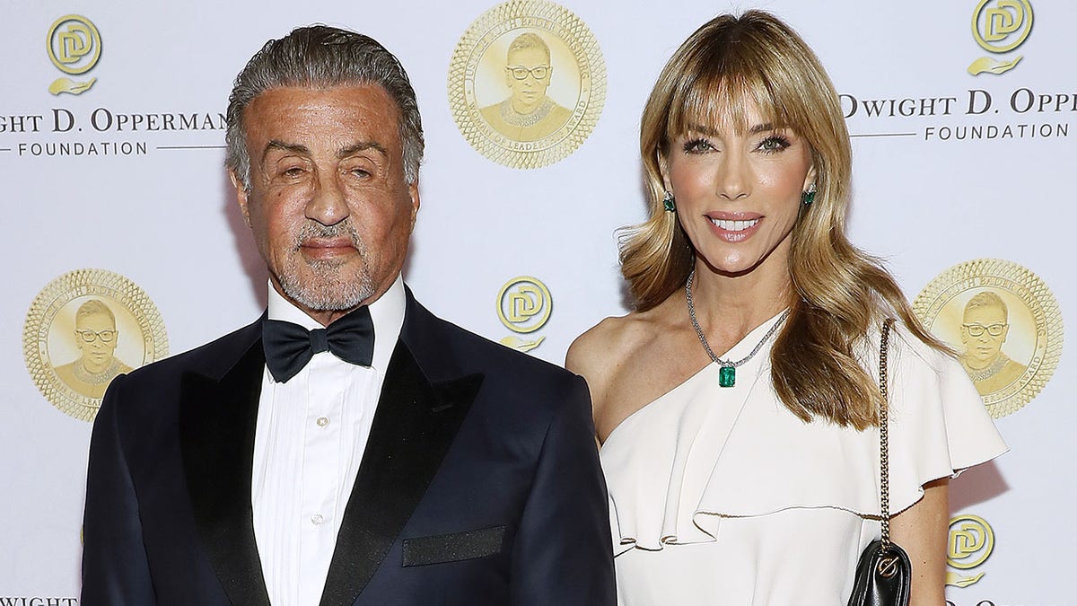 Sylvester Stallone and Jennifer Flavin red carpet