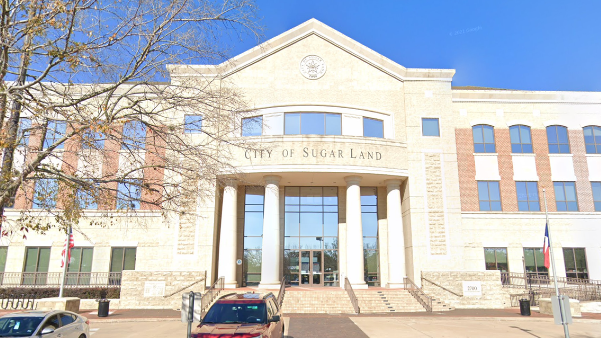 Exteriors of Sugar Land City Hall in Texas