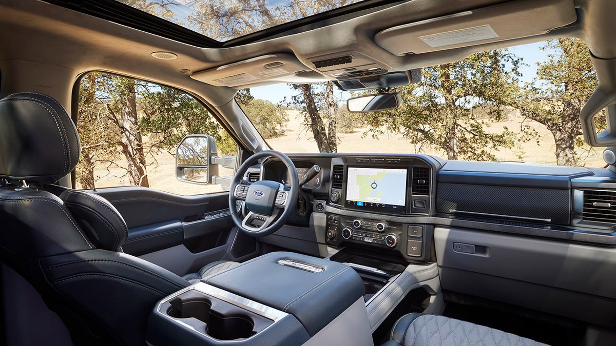 Ford super duty interior