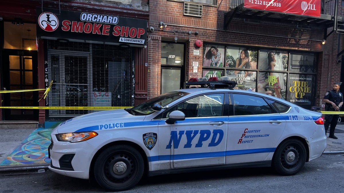 NYC smoke shop shooting scene