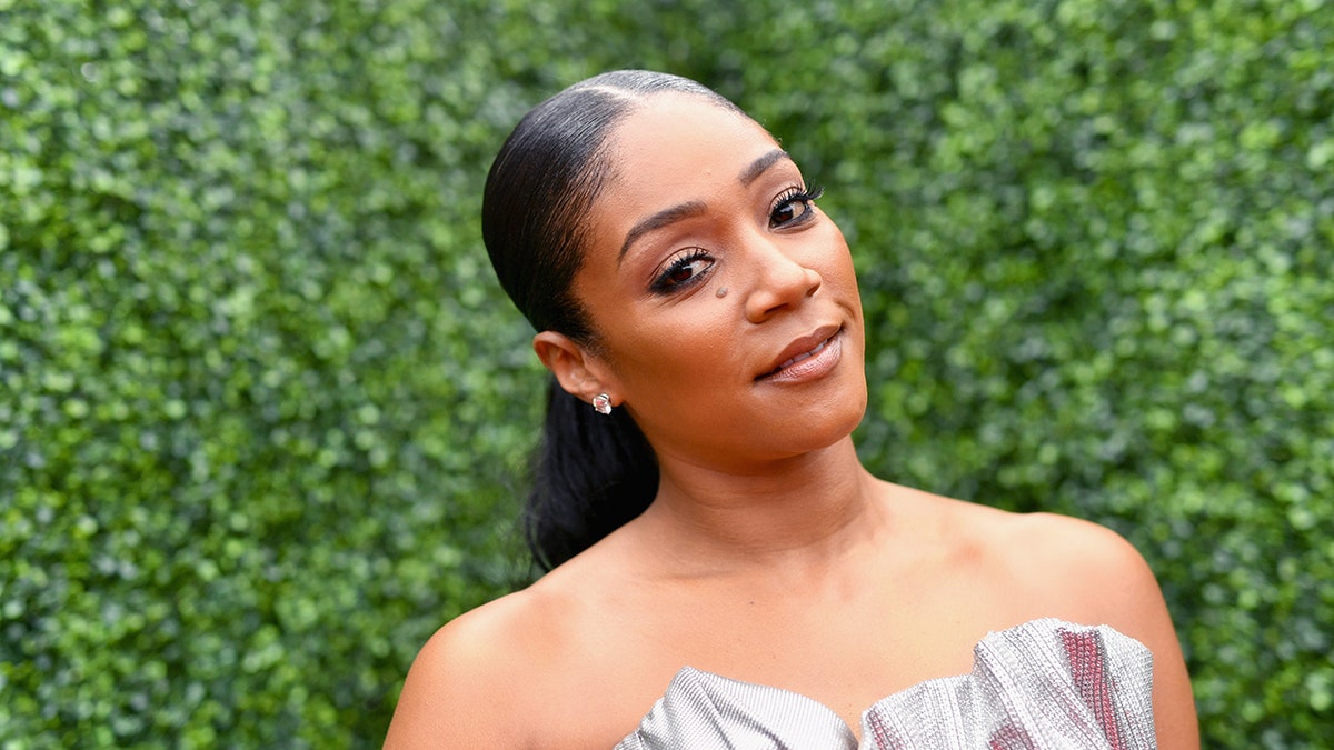 Tiffany Haddish posing