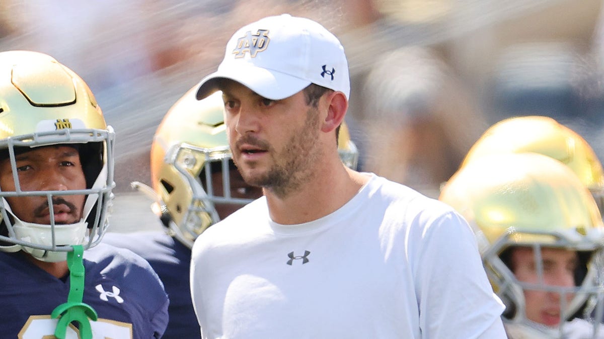 Tommy Rees on sideline