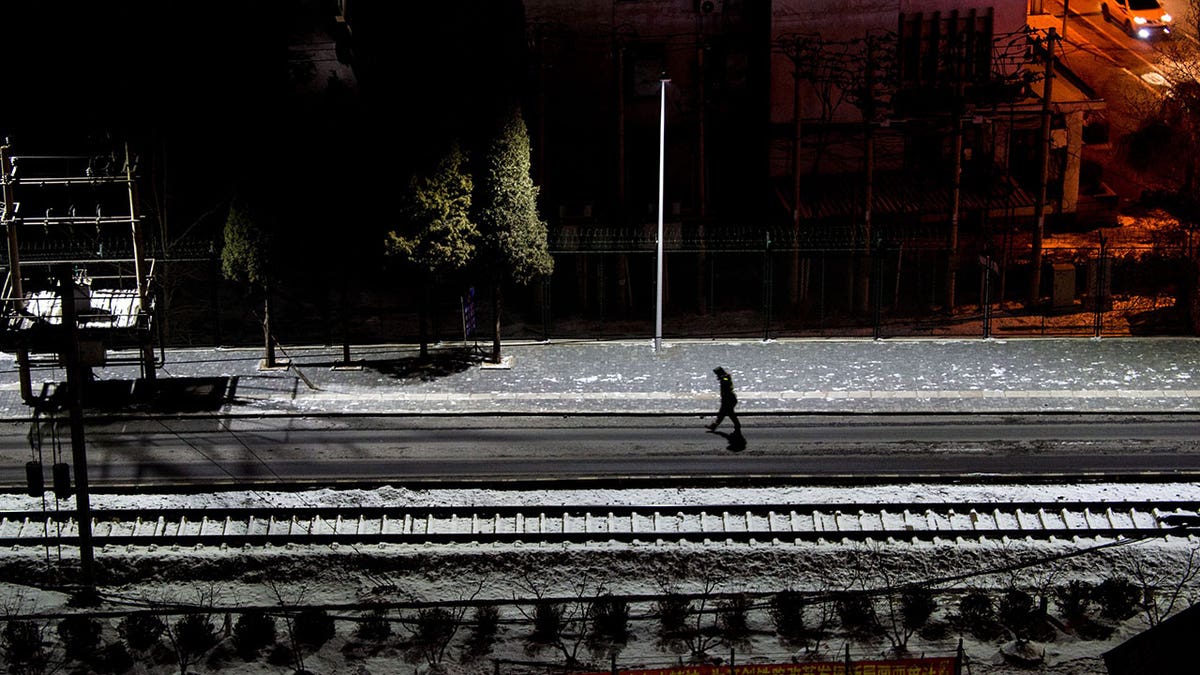 Train tracks at Chinese border