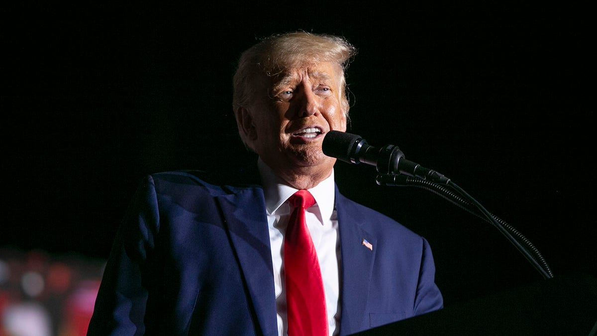 Trump speaking in North Carolina