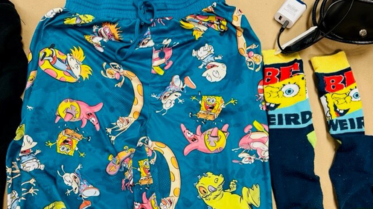Alleged serial burglar's SpongeBob SquarePants attire