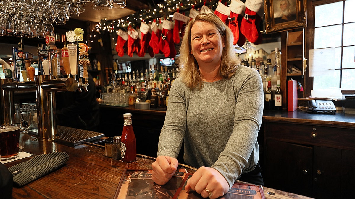 Kim Mahoney, manager of the Warren Tavern in the Charlestown neighborhood of Boston. "Most places would turn them away," Mahoney said of the city kids hired by the tavern on a regular basis.