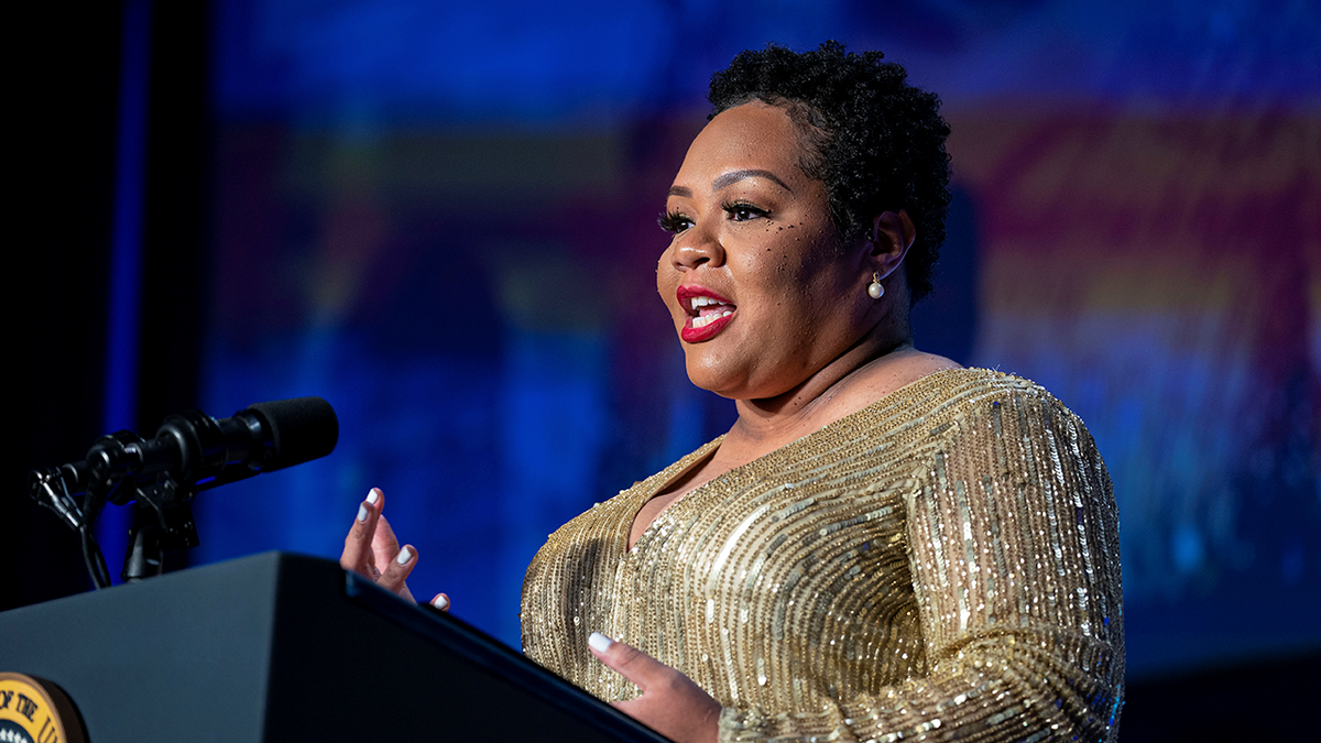 Yamiche Alcindor at the White House Correspondents Dinner
